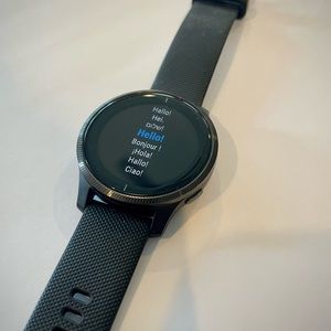 Garmin Venu Touchscreen Smartwatch with Assorted Colored Bands